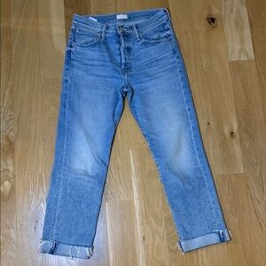 MOTHER Blue Ankle & Cropped Jeans